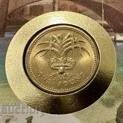 Великобритания 1 паунд / Great Britain 1 pound 1990 с цена 15.00 лв. | € 7.67 Великобритания 1 паунд / Great Britain 1 pound 1990 с цена 15.00 лв. | € 7.67