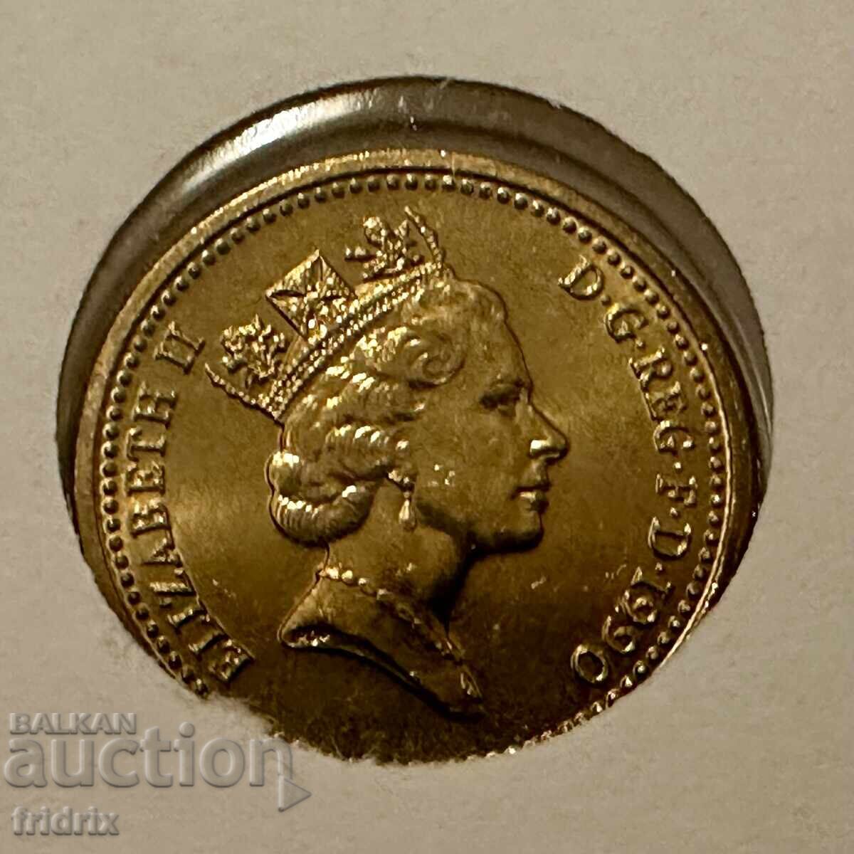 Аукцион Великобритания 1 паунд / Great Britain 1 pound 1990 Аукцион Великобритания 1 паунд / Great Britain 1 pound 1990