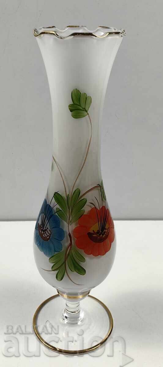 LUXURIOUS HAND-PAINTED GLASS VASE VASE FLOWERS HEALTHY LUXURIOUS HAND-PAINTED GLASS VASE VASE FLOWERS HEALTHY