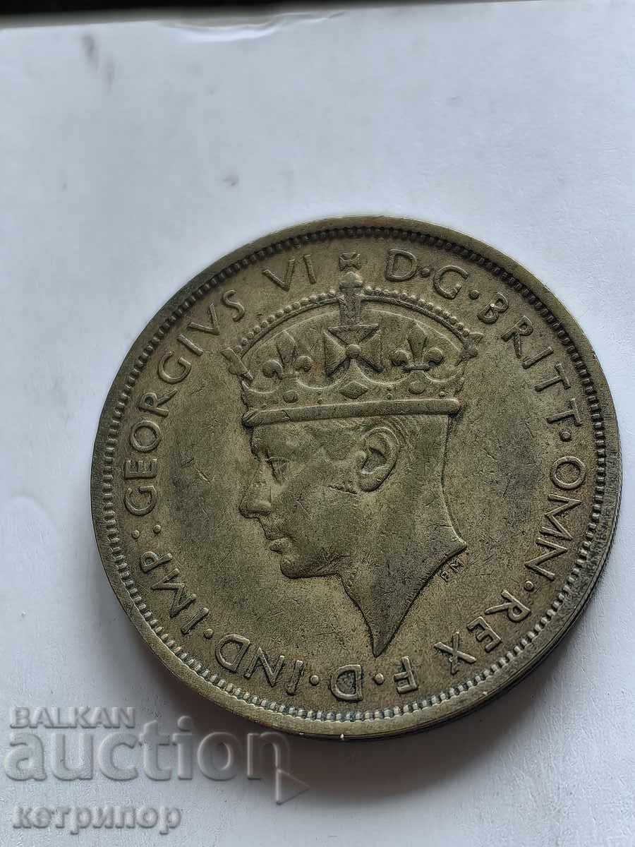 2 Σελίνια Βρετανικής Δυτικής Αφρικής 1938 χαλκός με τιμή 28.00 BGN | € 14.32