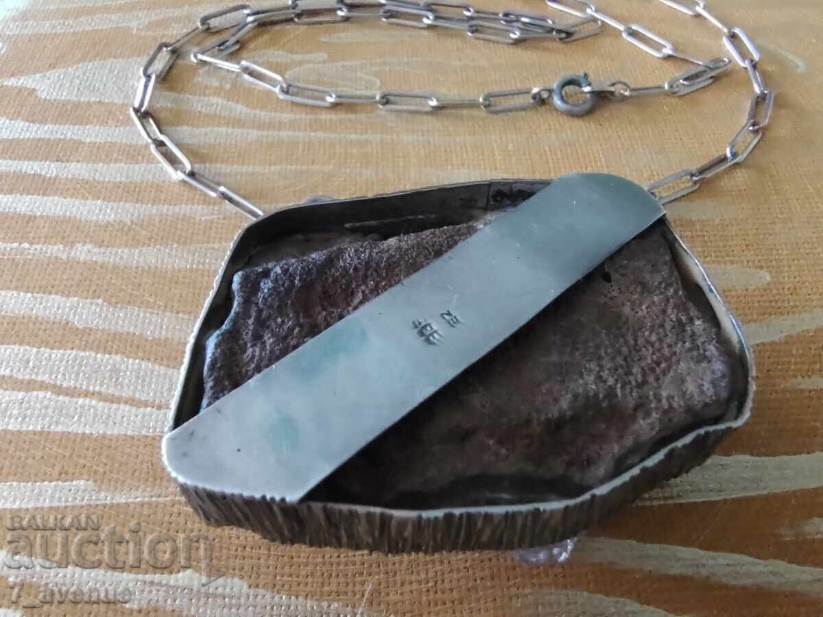 Auction  Necklace Silver Amethyst, handmade 12.04.25