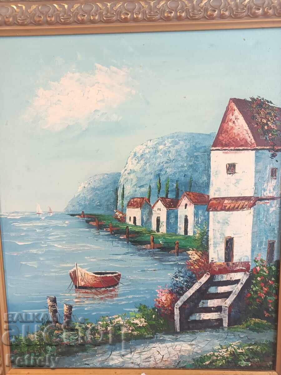 Μεγάλη ελαιογραφία με τιμή 250.00 BGN | € 127.82