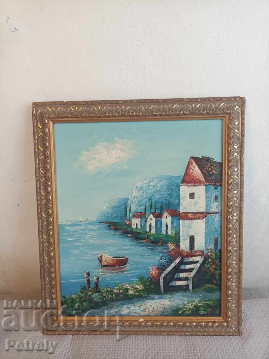 Δημοπρασία Μεγάλη ελαιογραφία