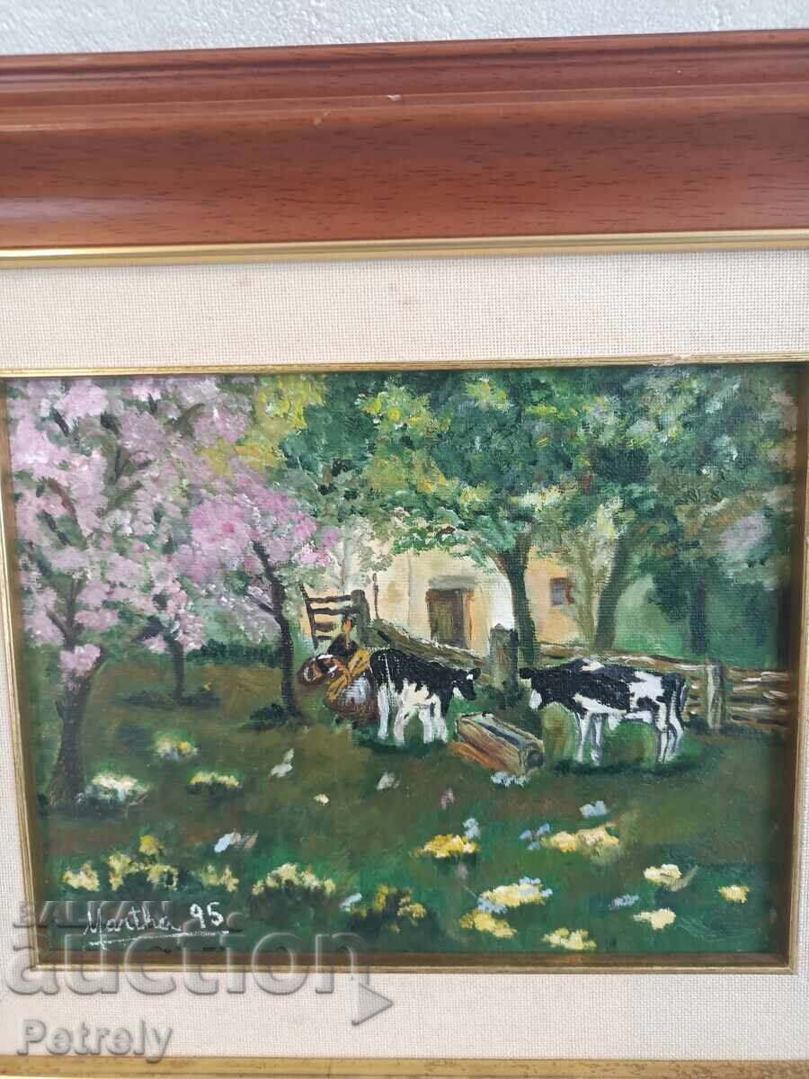 Παλιά ελαιογραφία με τιμή 140.00 BGN | € 71.58