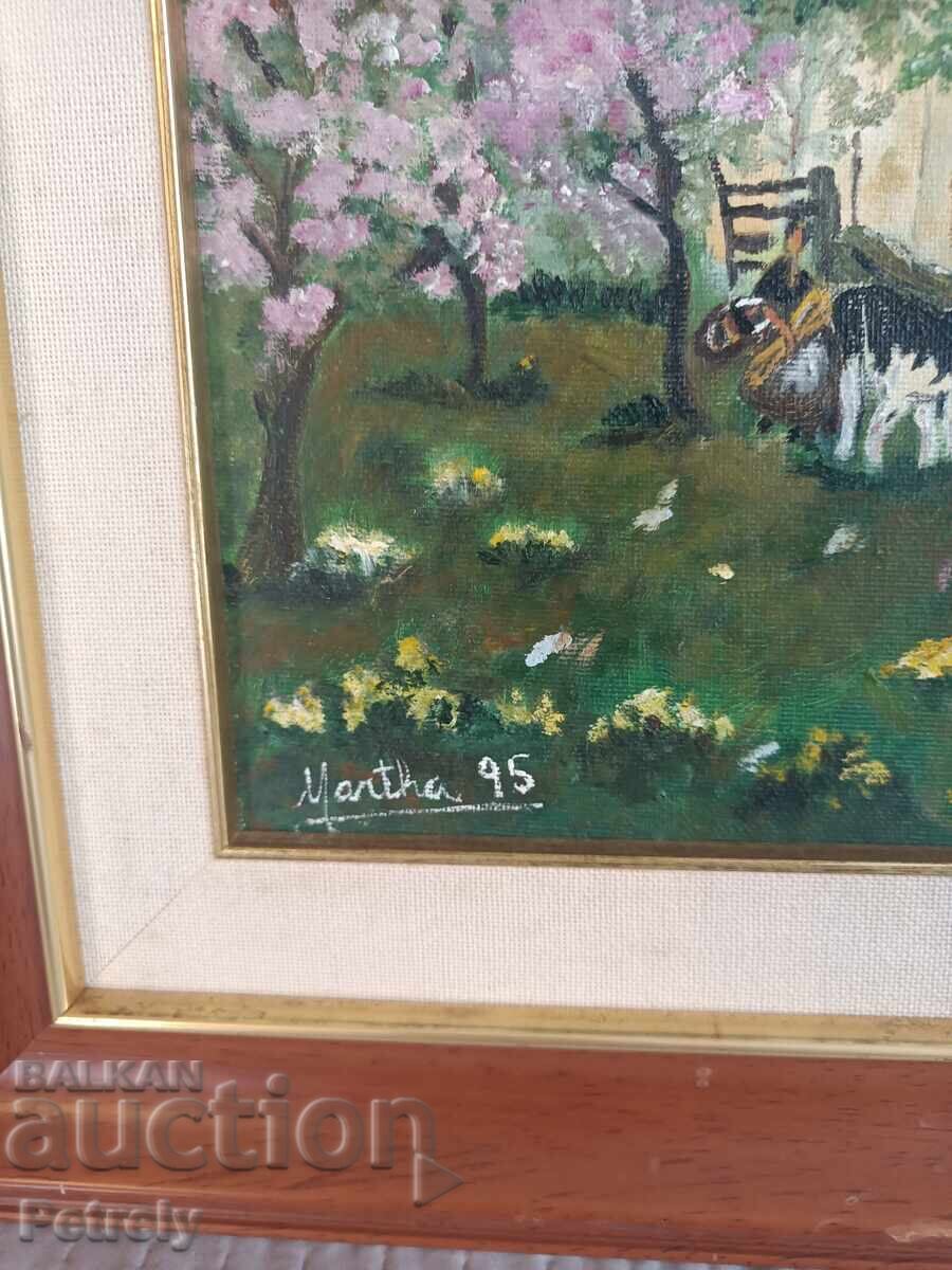 Δημοπρασία Παλιά ελαιογραφία