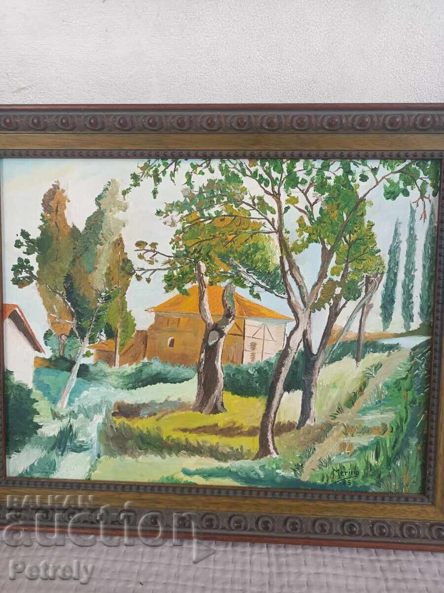 Old oil painting with price 140.00 BGN | € 71.58 Old oil painting with price 140.00 BGN | € 71.58