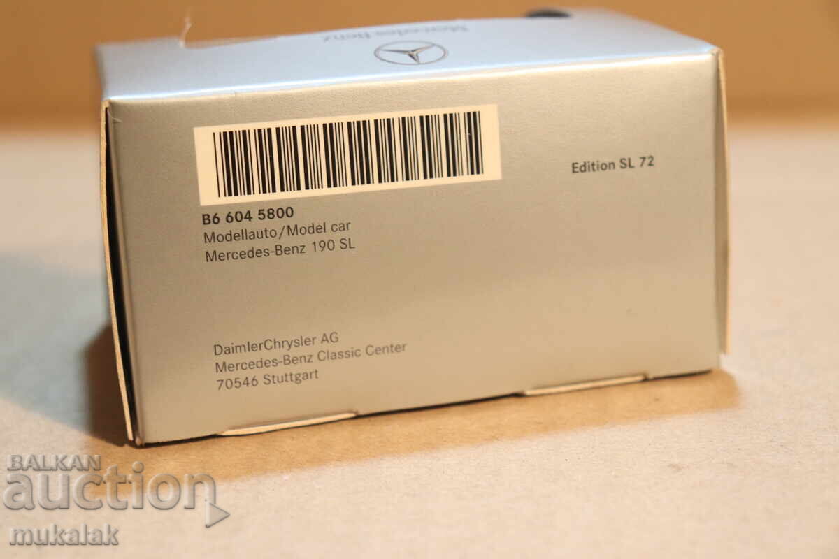 1:72 MERCEDES BENZ 190 SL TOY CAR MODEL - 7 1:72 MERCEDES BENZ 190 SL TOY CAR MODEL - 7