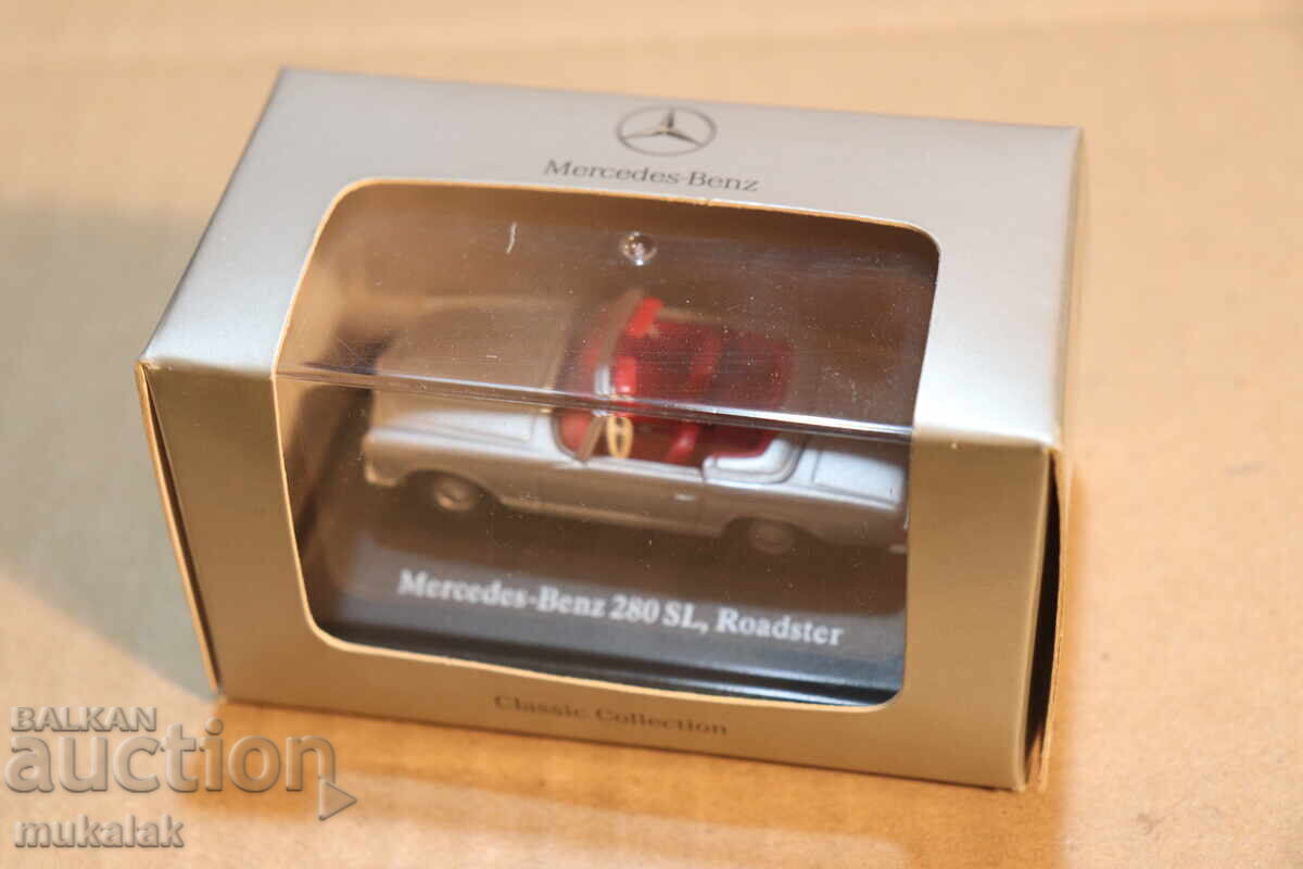Delivery of 1:72 MERCEDES BENZ 280 SL TOY CAR MODEL Delivery of 1:72 MERCEDES BENZ 280 SL TOY CAR MODEL