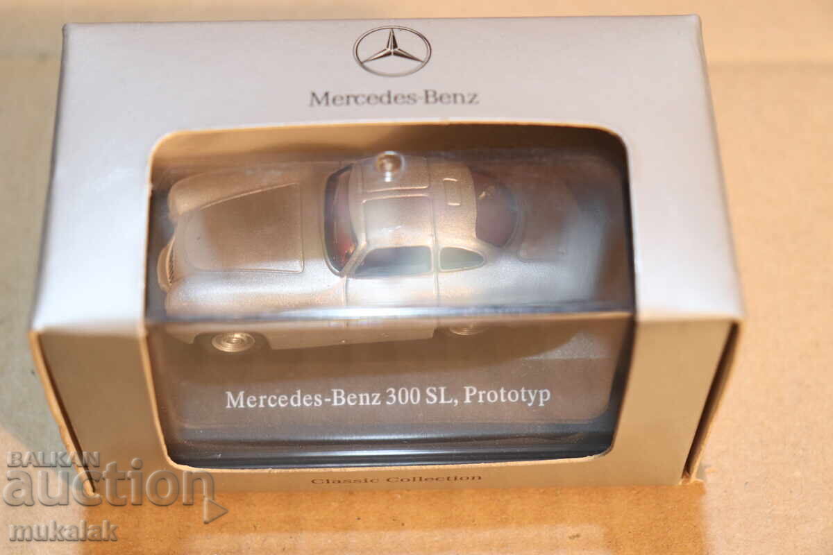 1:72 MERCEDES BENZ 300 SL PROTOTYPE TOY CAR MODEL - 5