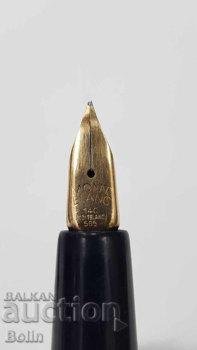 Rare Collector's Montblanc 256 Fountain Pen Gold Nib 585 - F - 7