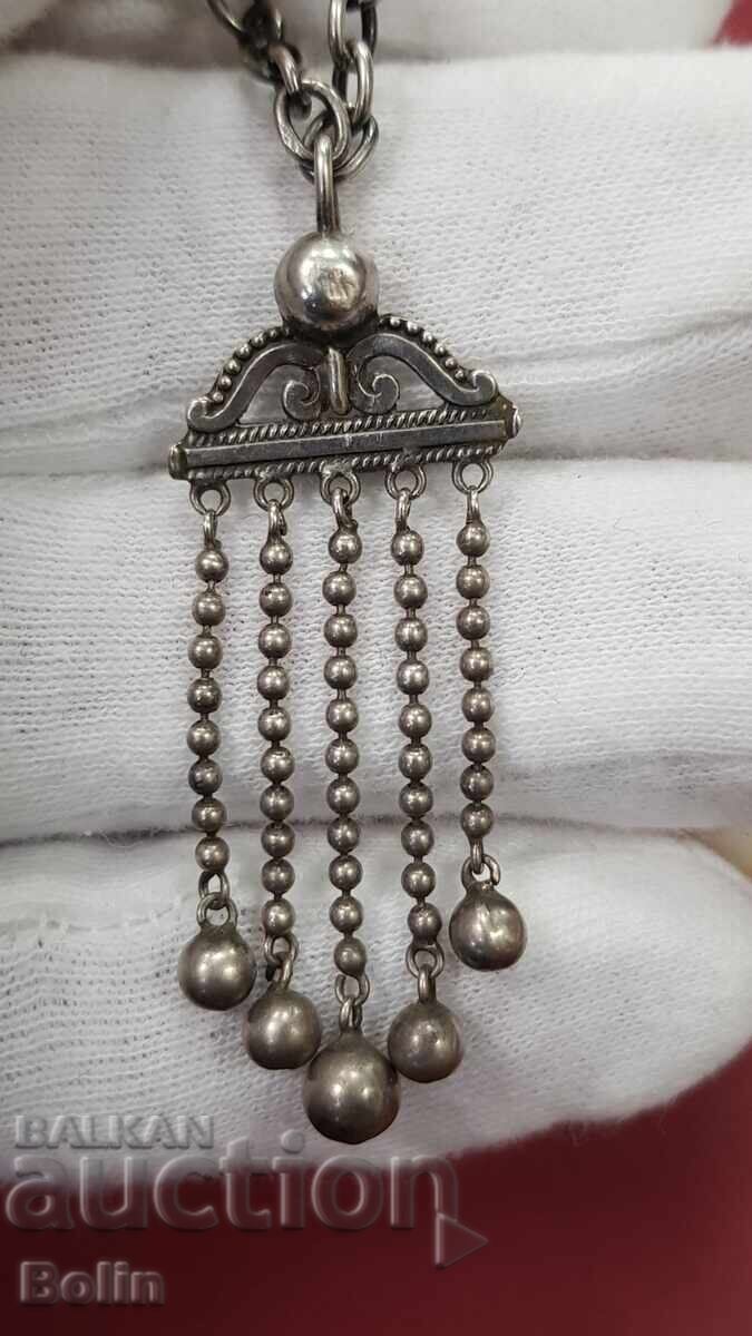 Σπάνιο συλλεκτικό κομπολόι από μαργαριτάρι ασήμι 33 χάντρες 20ος αιώνας με τιμή 280.00 BGN | € 143.16