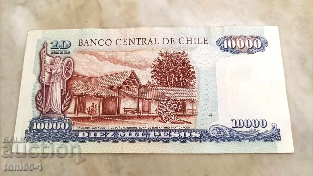 Chile 10000 pesos 2002 UNC cu preț € 17.90 | 35.01 BGN