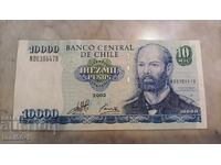 Chile 10000 pesos 2002 UNC