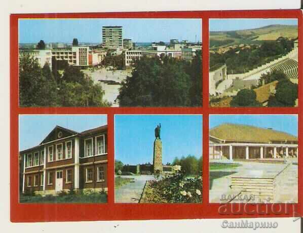 Bulgaria Card Targovishte Targovishte Region