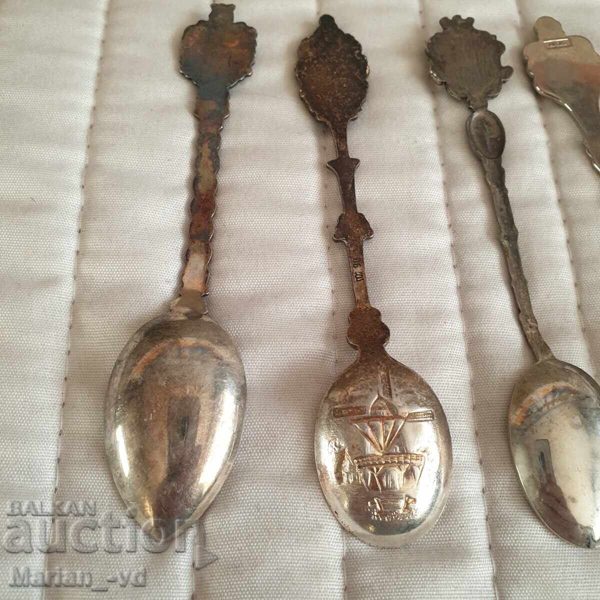 Сувенирни посребрени лъжички - 5