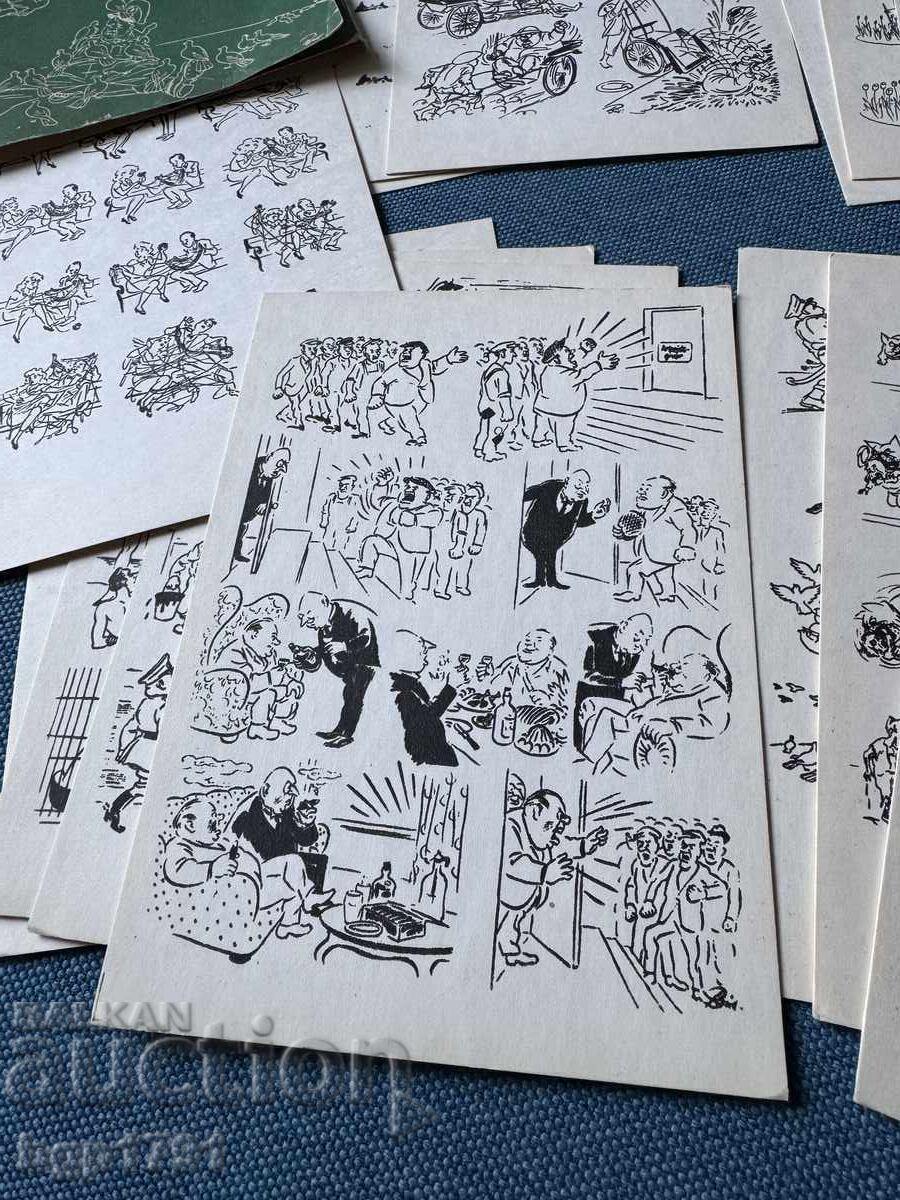 16 Bidsstrup Cartoon Cards - 6