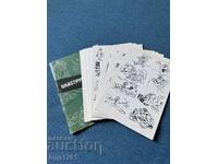 16 καρτ ποστάλ με γελοιογραφίες Bidstrup