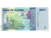 Uganda - 2 000 Șilingi - 2010 - P# 50a - Hârtie