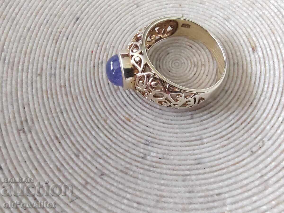 Δημοπρασία ΕΞΑΙΡΕΤΙΚΟ ΑΡΓΥΡΟ ΔΑΧΤΥΛΙΔΙ με Τανζανίτη ΦΑΝΤΑΣΤΙΚΟ Δημοπρασία ΕΞΑΙΡΕΤΙΚΟ ΑΡΓΥΡΟ ΔΑΧΤΥΛΙΔΙ με Τανζανίτη ΦΑΝΤΑΣΤΙΚΟ