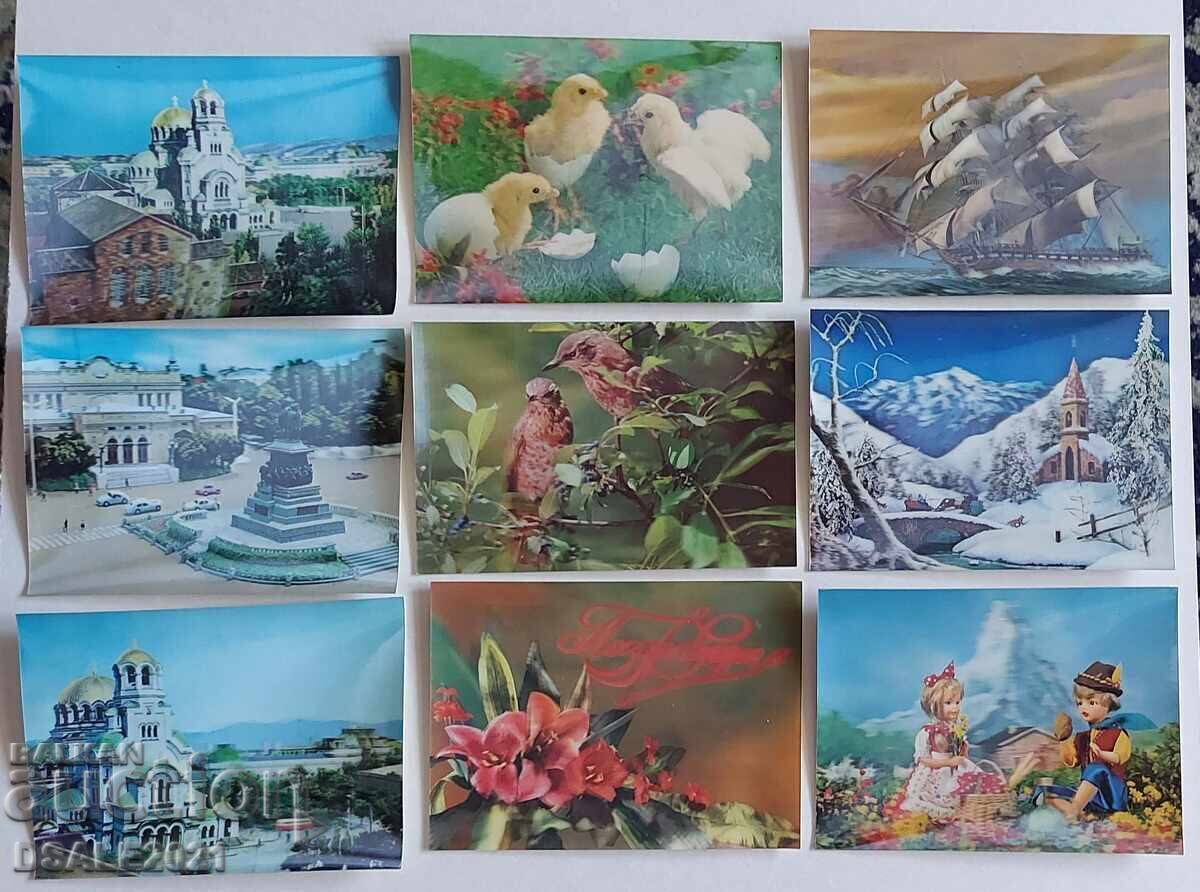 Licitație Imagini stereo 3D vechi, lot 35 bucăți /ds1503