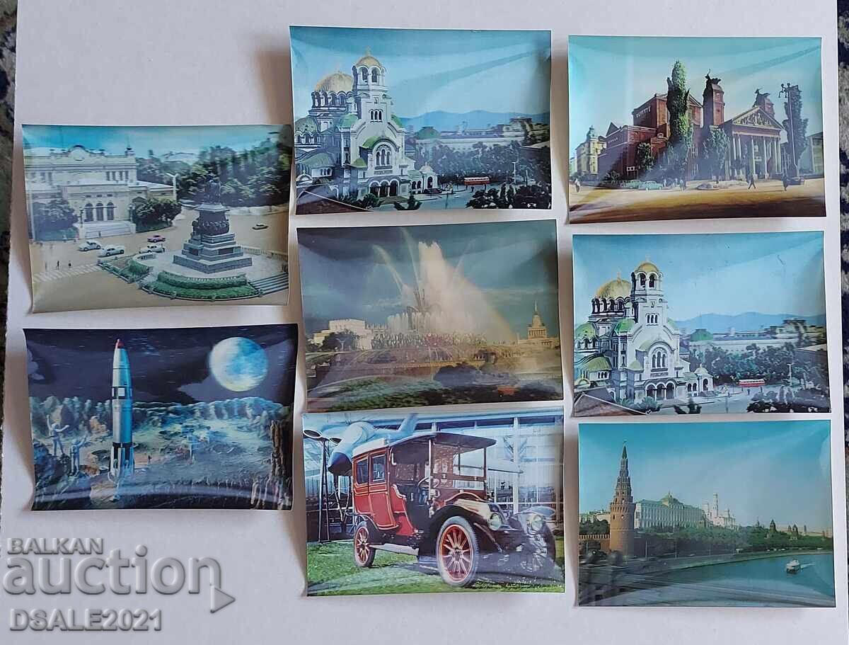 Livrarea Imagini stereo 3D vechi, lot 35 bucăți /ds1503