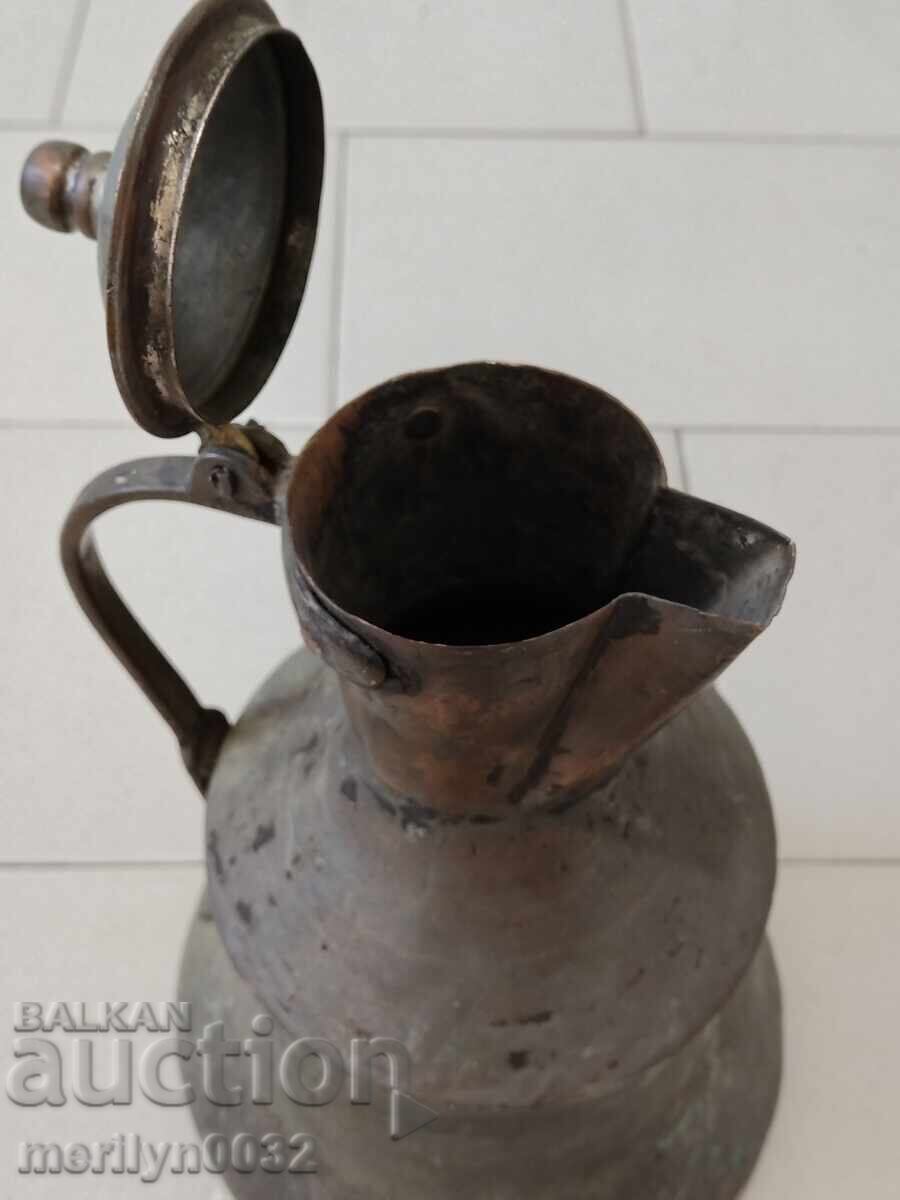 Възрожденски гюм, ибрик, бакър, меден съд, кана, сахан - 5