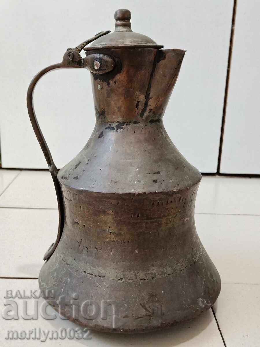 Възрожденски гюм, ибрик, бакър, меден съд, кана, сахан - 7