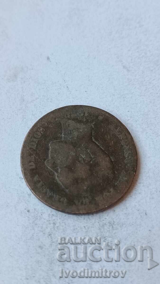 Spain 10 Pesetas 1878 with price 4.85 BGN | € 2.48