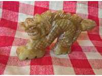 Statuetă antică asiatică din jad natural