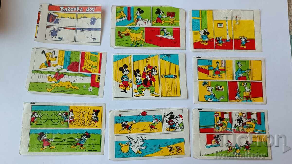 Картинки от дъвки Мики Маус 9 броя Картинки от дъвки Мики Маус 9 броя