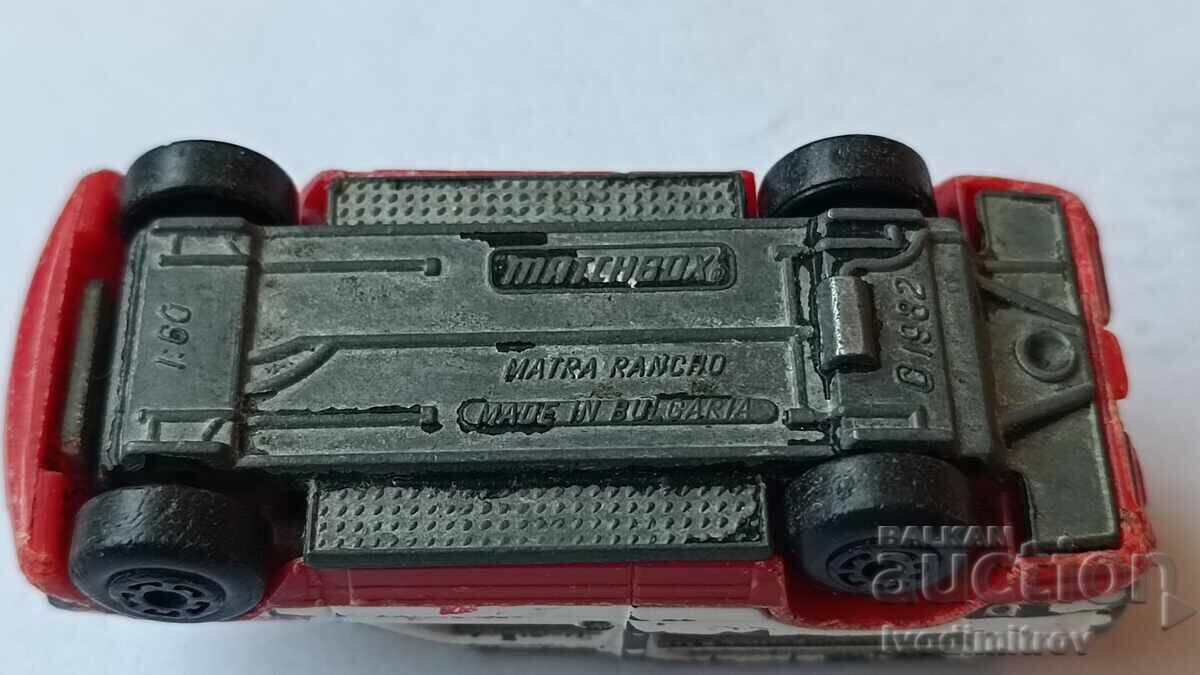 Model MATRA RANCHO 1982 MATCHBOX Made in Bulgaria - 6