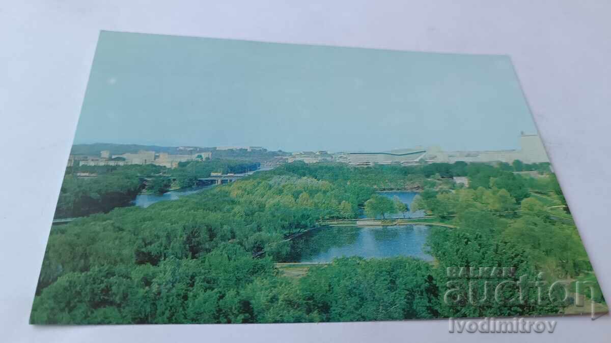 Cartolină poștală Ein Tell der Parkanlage Botonggang Cartolină poștală Ein Tell der Parkanlage Botonggang