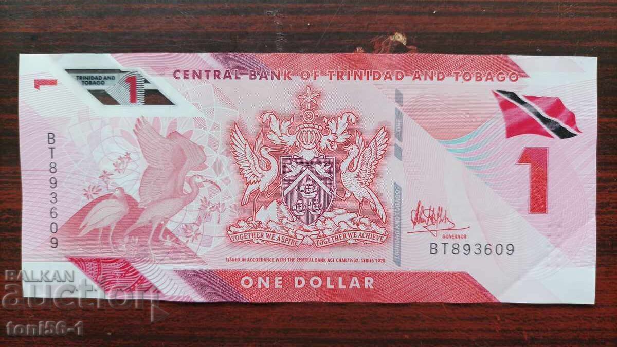 Trinidad and Tobago - 1 Dollar 2020 - Polymer Trinidad and Tobago - 1 Dollar 2020 - Polymer