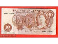 ANGLIA MAREA BRITANIE 10 Șilingi emisiune 1961 - 1970 2
