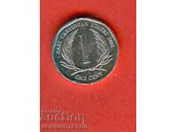 EAST CARIBBEAN EAST CARIBBEAN 1 Cent issue 2008 UNC