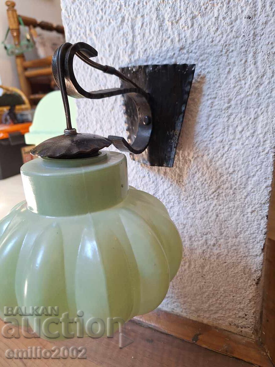 Απλίκα τοίχου σιδηρουργημένη λάμπα ρετρό σοσιαλιστική με τιμή 9.00 BGN | € 4.60