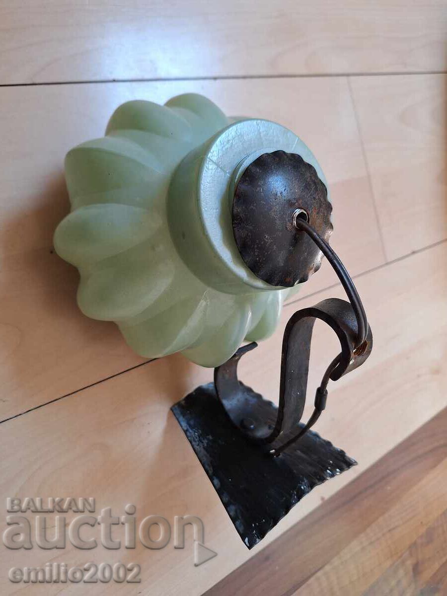 Δημοπρασία Απλίκα τοίχου σιδηρουργημένη λάμπα ρετρό σοσιαλιστική