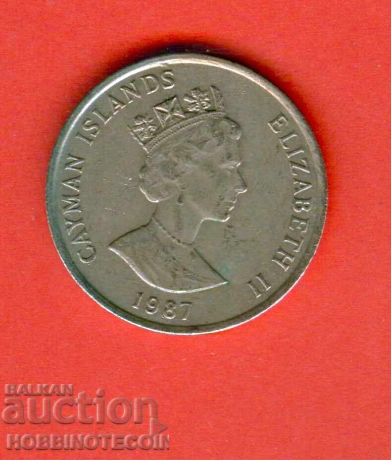CAYMAN ISLANDS 25 Cents issue 1987 SHIP CAYMAN ISLANDS 25 Cents issue 1987 SHIP
