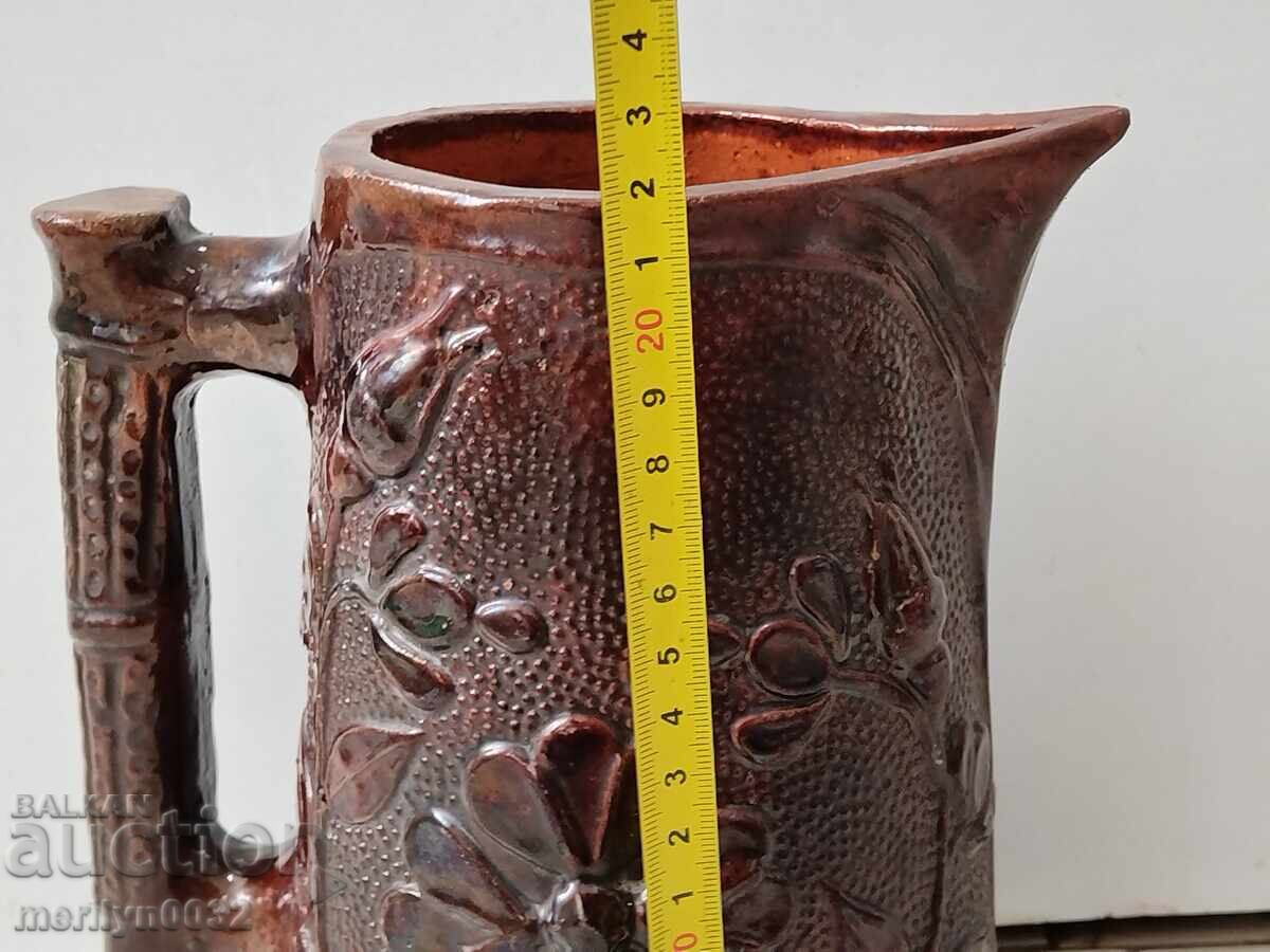 Urcică veche, ceramică troiană, faianță, sfârșitul secolului al XIX-lea - 6 Urcică veche, ceramică troiană, faianță, sfârșitul secolului al XIX-lea - 6