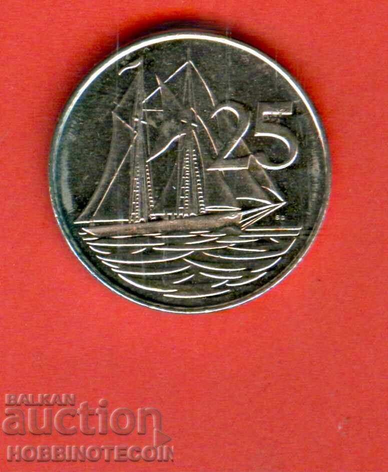 КАЙМАНОВИ ОСТРОВИ CAYMAN ISLANDS 25 Цента емисия 198 КОРАБ с цена 2.91 лв. | € 1.49