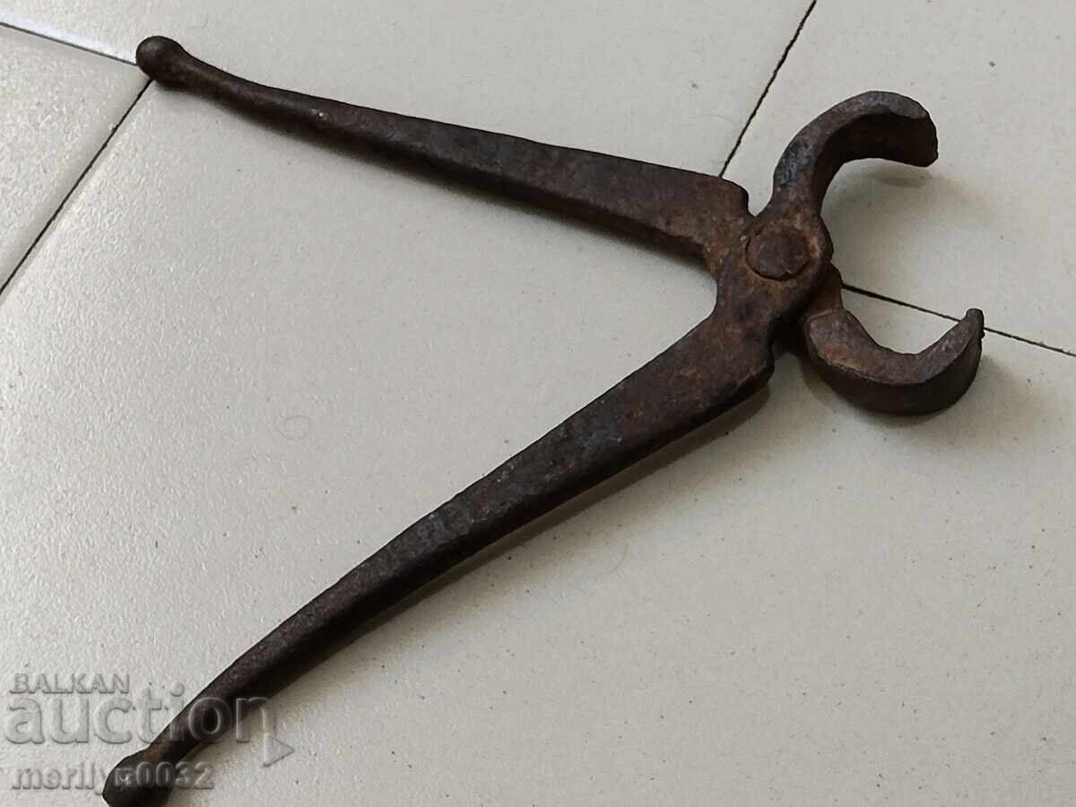 Старинни примитивни керпедени керпеденти клещи нач 20-ти век - 6 Старинни примитивни керпедени керпеденти клещи нач 20-ти век - 6