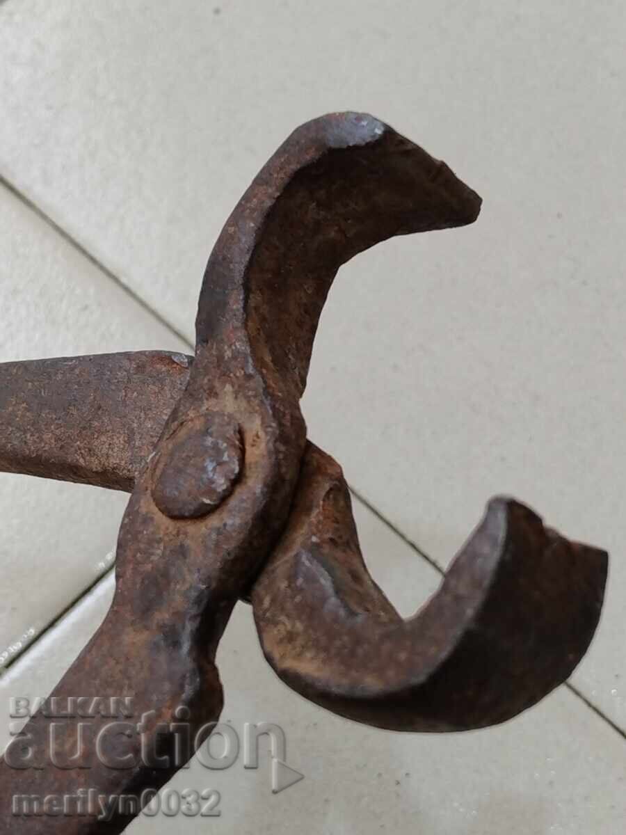 Старинни примитивни керпедени керпеденти клещи нач 20-ти век - 7 Старинни примитивни керпедени керпеденти клещи нач 20-ти век - 7