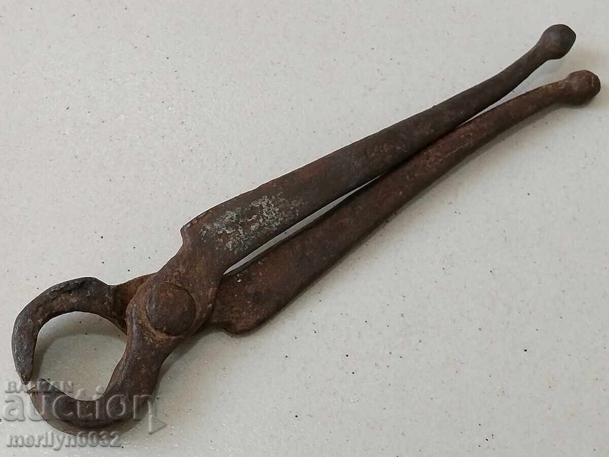 Старинни примитивни керпедени керпеденти клещи нач 20-ти век Старинни примитивни керпедени керпеденти клещи нач 20-ти век