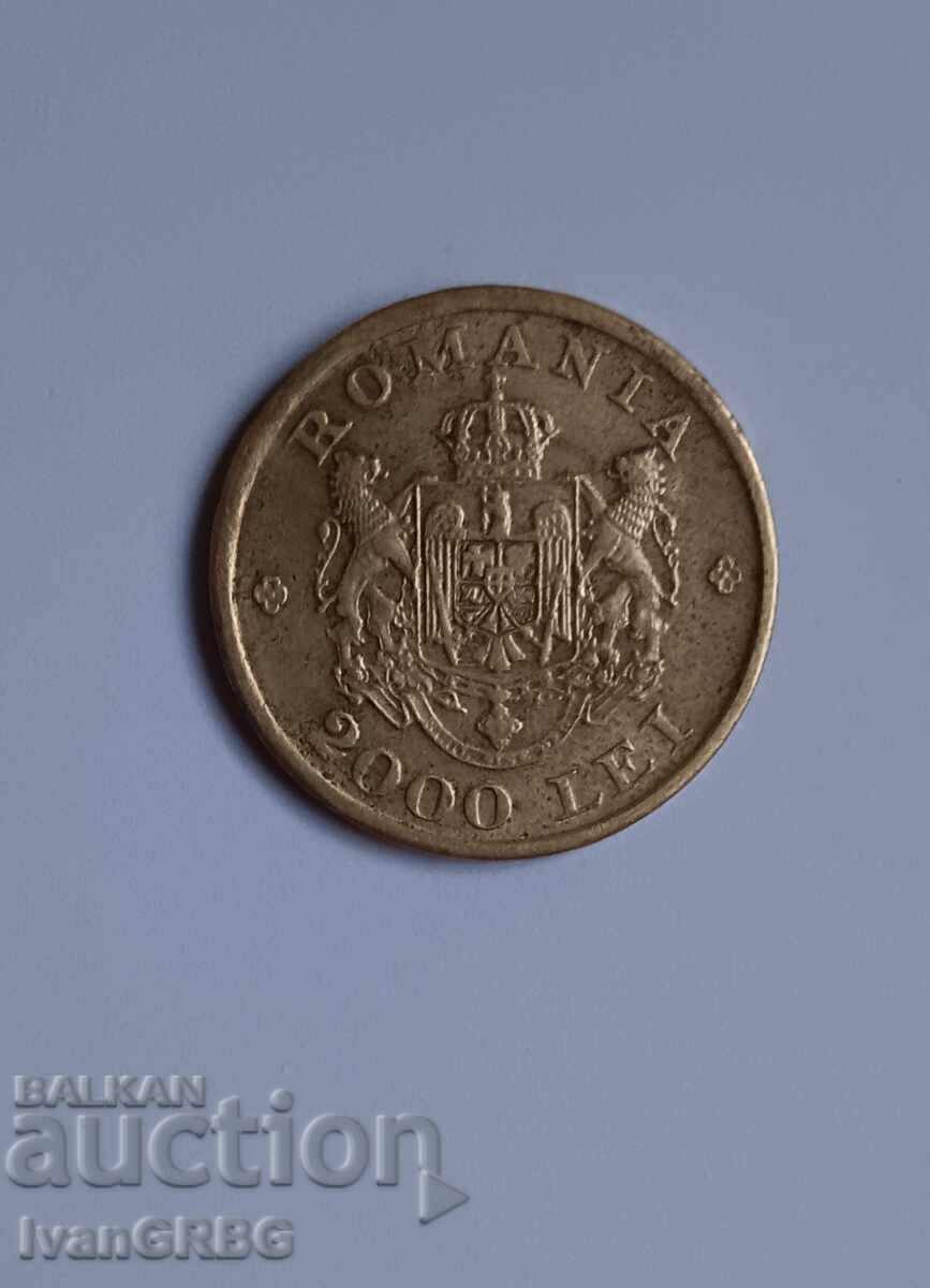 2000 λέι Ρουμανία 1946 ρουμανικό νόμισμα 2000 λέι 1946 2000 λέι Ρουμανία 1946 ρουμανικό νόμισμα 2000 λέι 1946