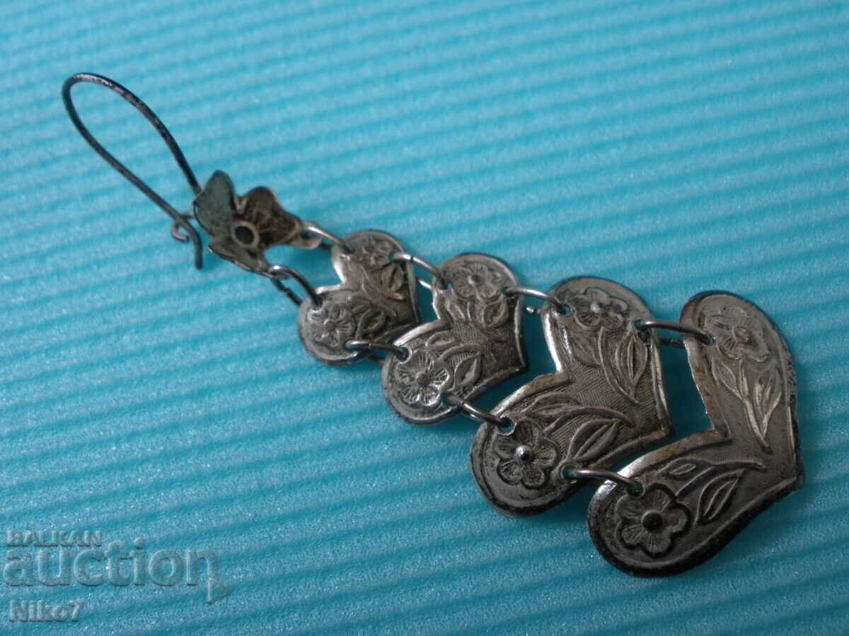 Стари,сребърни обици. - 5