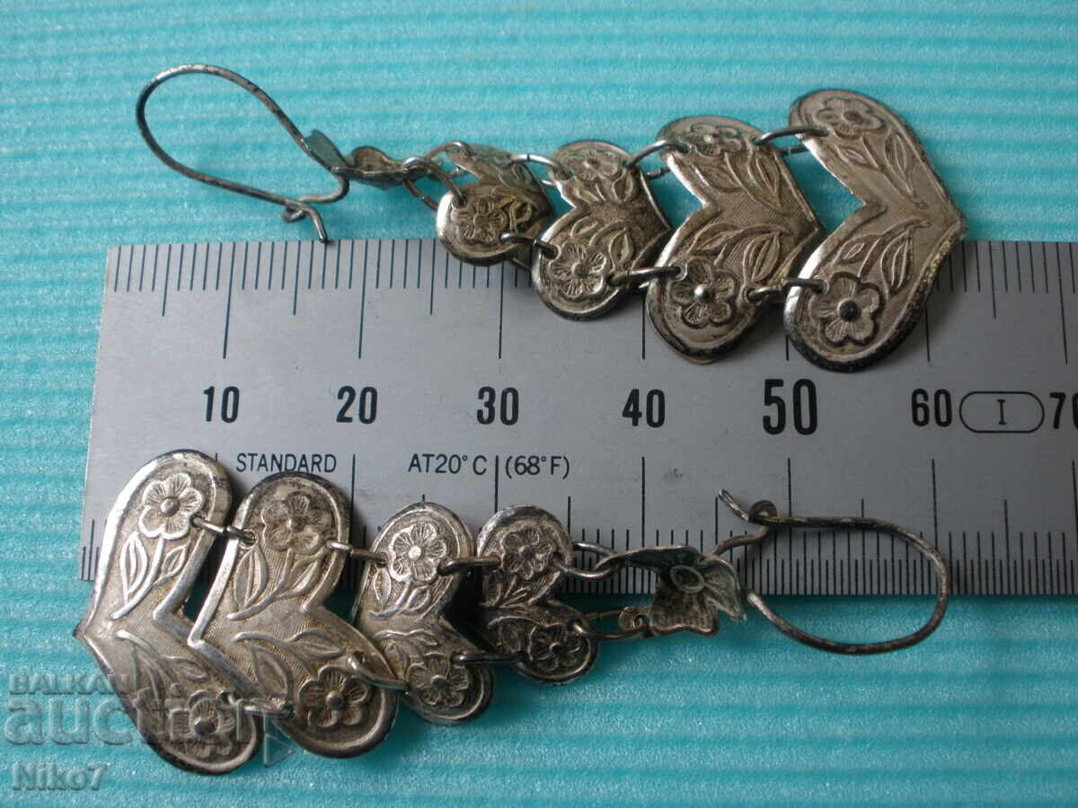 Стари,сребърни обици. - 7