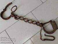 Αλυσίδες χειροπέδες με κλειδί, δεσμά, χειροπέδες, σιδηρουργημένα σίδερα