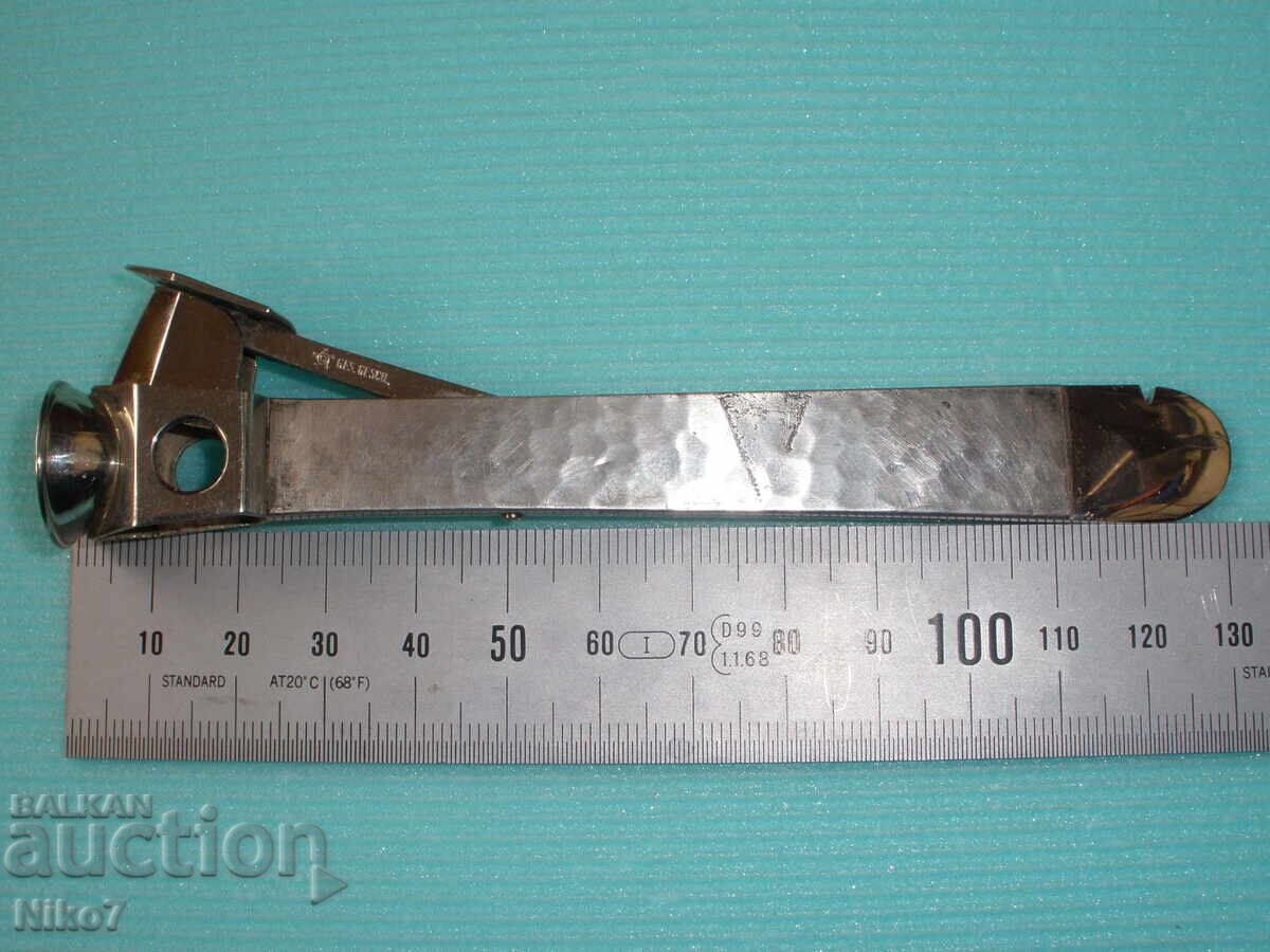 Vechi, tăietor german (cuțit) pentru trabucuri cu mânere de argint - 7 Vechi, tăietor german (cuțit) pentru trabucuri cu mânere de argint - 7