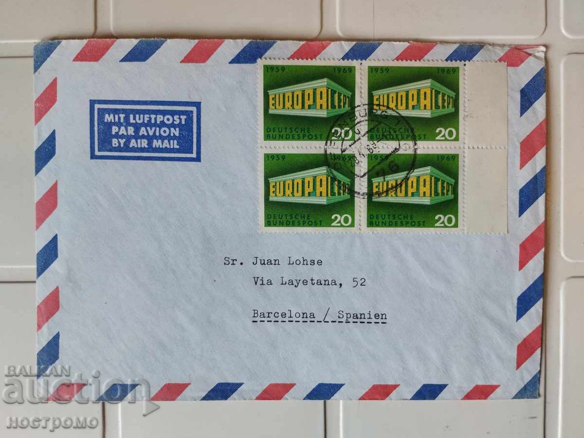 Plic trimis din Germania - A 5483 Plic trimis din Germania - A 5483