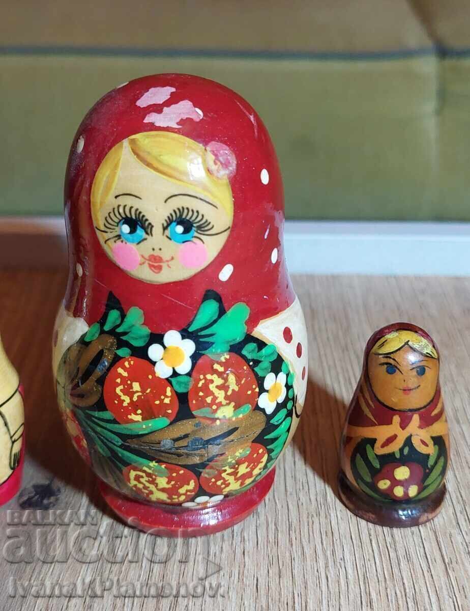 Matrioșki retro pentru colecționari 5 bucăți cu preț € 12.00 | 23.47 BGN Matrioșki retro pentru colecționari 5 bucăți cu preț € 12.00 | 23.47 BGN